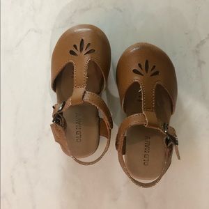 Toddler girl brown dress sandals